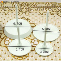 4pcs/set Cake Cupcake Stand Icing Cream Decorating Tool Cake Flower Needle Nail Baking Tools