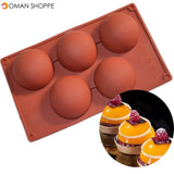 5 Cavity Silicone Bread Cake Chocolate Fondant Mold Mousse Pastry Baking Tools