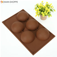 5 Cavity Silicone Bread Cake Chocolate Fondant Mold Mousse Pastry Baking Tools