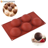 5 Cavity Silicone Bread Cake Chocolate Fondant Mold Mousse Pastry Baking Tools