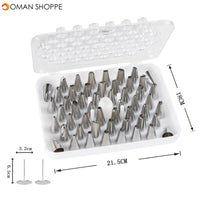 52 pcs nozzles Cake Decorating Set Stainless Steel Tool