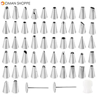 52 pcs nozzles Cake Decorating Set Stainless Steel Tool