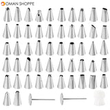 52 pcs nozzles Cake Decorating Set Stainless Steel Tool