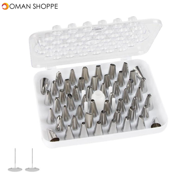 52 pcs nozzles Cake Decorating Set Stainless Steel Tool