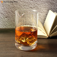 550ml Cocktail Mixing Glass Crystal Bartender Drinkware Beer Drink Whiskey Coffee Cup