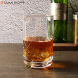 550ml Cocktail Mixing Glass Crystal Bartender Drinkware Beer Drink Whiskey Coffee Cup