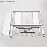 550x385x245mm Hanging Microwave Oven Stand Storage Rack Shelf Space Saving Kitchen Bracket Frame 