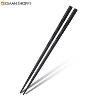 5Pairs (10 PCS) Alloy Non-Slip Reusable Chopsticks Sushi Set Chinese Food Chop Sticks Tableware