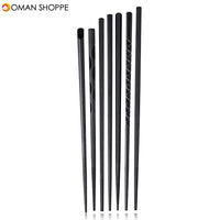 5Pairs (10 PCS) Alloy Non-Slip Reusable Chopsticks Sushi Set Chinese Food Chop Sticks Tableware