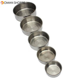 5PCS Stainless Steel Food Container Bowls Crisper Lunch Box Kitchen Food Container