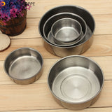 5PCS Stainless Steel Food Container Bowls Crisper Lunch Box Kitchen Food Container