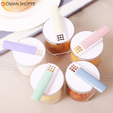 5pcs/Set Spice Jar Pepper Shaker Box Creative Transparent Seasoning Cans Kitchen Storage Container