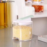 5pcs/Set Spice Jar Pepper Shaker Box Creative Transparent Seasoning Cans Kitchen Storage Container