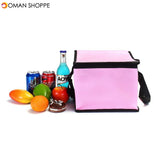 6 Inch Non-woven Fresh keeping Tote Bag with Zipper Cake Picnic Lunch Bag Reusable Grocery Bag