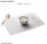 6 PCS PVC Placemat For Dining Table Non-slip Table Mat