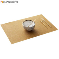 6 PCS PVC Placemat For Dining Table Non-slip Table Mat