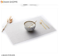 6 PCS PVC Placemat For Dining Table Non-slip Table Mat