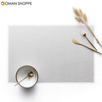 6 PCS PVC Placemat For Dining Table Non-slip Table Mat