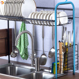 60/70/80/90cm 304 Stainless Steel Single Layer Rack Shelf Storage for Kitchen Dishes Arrangement