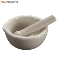 6ml Mini Porcelain Mortar And Pestle Mixing Grinding Bowl Set Crusher DIY Tool