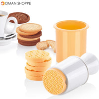 6Pcs Christmas Cookie Stamp Biscuit Mold Cookie Plunger Cutter DIY Baking Mold