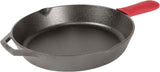 Lodge Pre-Seasoned Cast Iron Round Skillet/Frying Pan, Black-6.5"/8"/10.25"/12"