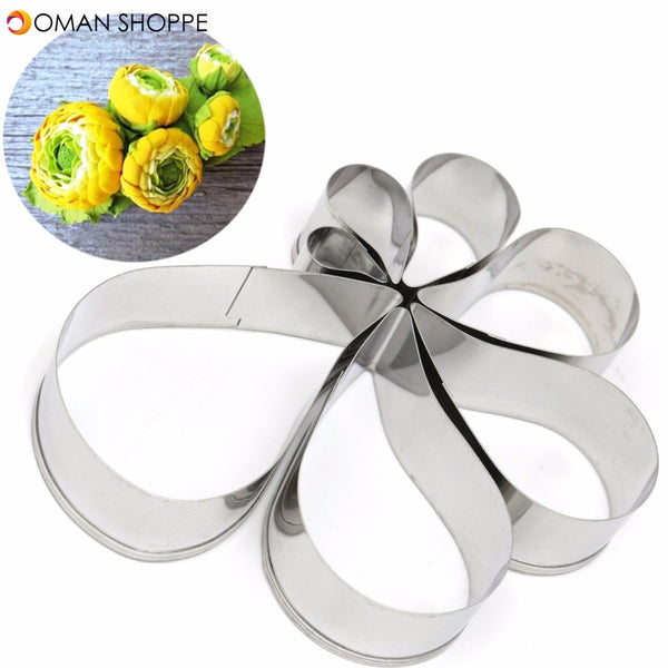 7Pcs Stainless Steel Leaf Cookie Baking Cutter Mould Biscuit Cake Decoration Set