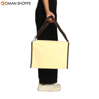 8 Inch Non-woven Fresh keeping Tote Bag with Zipper Cake Picnic Lunch Bag Reusable Grocery Bag