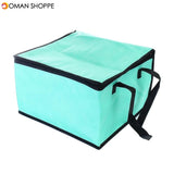 8 Inch Non-woven Fresh keeping Tote Bag with Zipper Cake Picnic Lunch Bag Reusable Grocery Bag