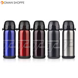 800ml Stainless Steel Double Cover Thermal Insulation Kettle Vacuum Thermos Flask Travel Mug