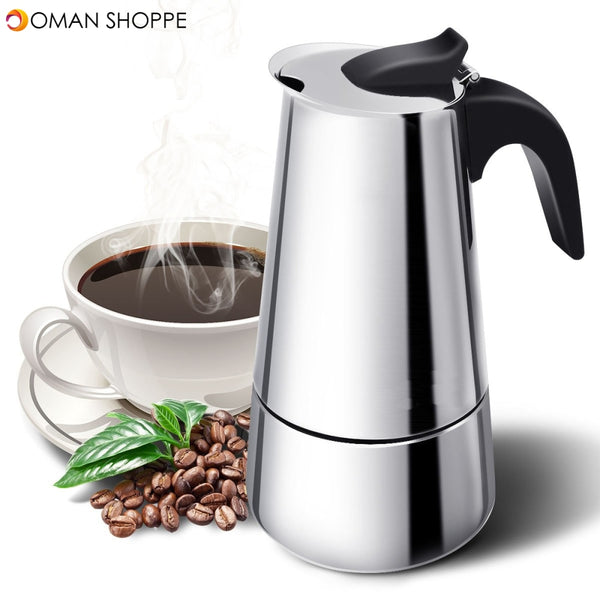 9 Cup Espresso Percolator Coffee Stovetop Maker Moka Latte Pot Stove