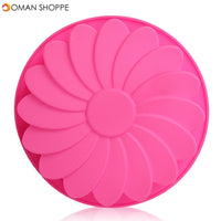 9'' Silicone Flower Cake Chocolate Bread Mould Bakeware Pan Cake Pan Baking Tool