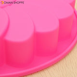 9'' Silicone Flower Cake Chocolate Bread Mould Bakeware Pan Cake Pan Baking Tool