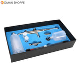 Airbrush Gun Set 0.2 0.3 0.5mm Nozzle Airbrush Pen Kit Dual Action Gravity Feed Spray Gun for Painting Cake