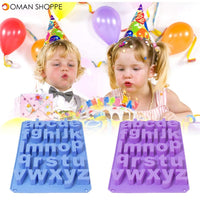 Alphabet Silicone Mould Cake Decorating Candy Cookie Chocolate Baking Mold DIY