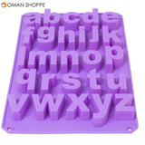 Alphabet Silicone Mould Cake Decorating Candy Cookie Chocolate Baking Mold DIY