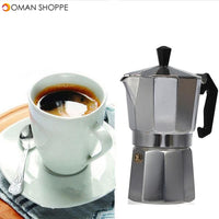 Aluminum Moka Espresso Latte Percolator Stove Coffee Maker Pot Coffee Percolators