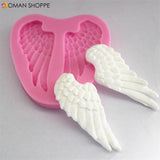  Angel Wings Silicone Fondant Mold Chocolate Polymer Clay Mould