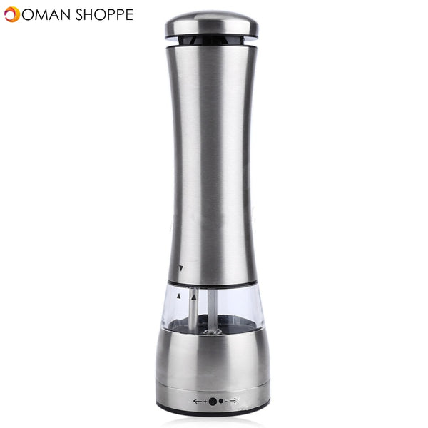 Automatic Electric Pepper Mill Shakers Stainless Steel Adjustable Salt Pepper Grinder