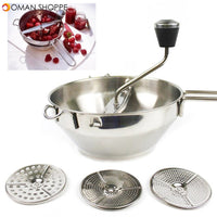 Baby Infant Manual Food Vegetable Fruits Mill Grinder Bowl Blender Masher Home Vegetable Cutter