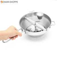 Baby Infant Manual Food Vegetable Fruits Mill Grinder Bowl Blender Masher Home Vegetable Cutter