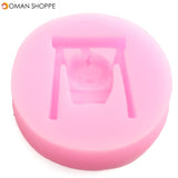 Baby Swing Shape Silicone Molds Handmade Soap Mold Fondant Cake Mould Decoration Sugar Craft Tools Baking Tools