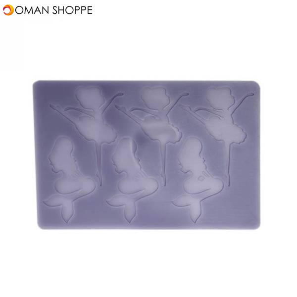 Ballet Mermaid Silicone Fondant Mold Cake Decorating Mould Gum Paste Sugarpaste Mold FDA LFGB