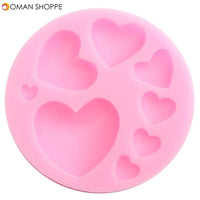 Beautiful Silicone Heart Love Shape Fondant Mold Mould 3D Cake Mold Cake Decoration