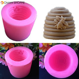 Bee Hive Silicone Fondant Soap Candle Mould Cake Decor Sugarcraft Handmade Mold Cake Mould