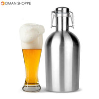 Beer Growler 64oz Swing Top Hip Flask Ultimate Growler 1.9L Botella Bottle