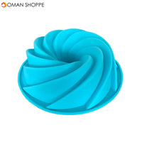 Big Swirl Shape Silicone Butter Cake Mould Baking Mold Form Tools For Cake Mold Baking Dish Bakeware