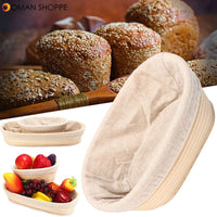 Brotform Banneton Rattan Storage Baskets Bread Dough Proofing Loaf Proving Liner