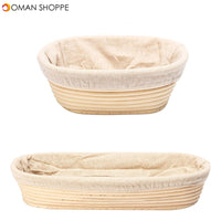 Brotform Banneton Rattan Storage Baskets Bread Dough Proofing Loaf Proving Liner