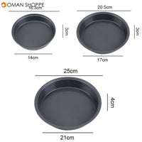 Cake Baking set of pans Mold Bakeware Cake Baking Moulds Non-stick Cake Baking Pan Loose Base Round Shape Tray Kitchen Tools